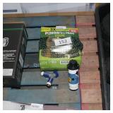 100ft water hose and sprayer