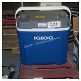 blue igloo cooler