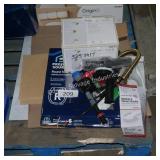 bathroom hardware and pressed wood