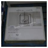 allen+roth 4 light cage pendant