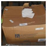 ctn of white napkins