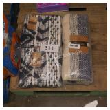 pillow cases and throw blanket