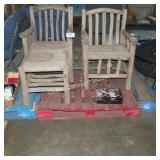 3pc wooden furniture