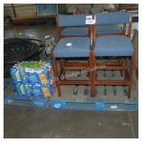 set of 4 high rise chairs