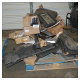 skid of asst car parts