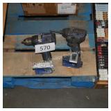 kobalt 24v drill & impact TOOL ONLY