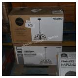 2 - 5 light chandeliers