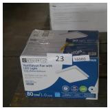 vent fan w led light