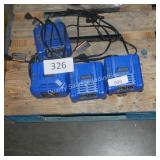 4 - 24v kobalt chargers - not tested
