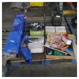 skid of asst merch (24v batt/ch in office)