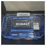 kobalt 100pc impact driver bit set (display)