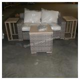 4pc outdoor set w cushions