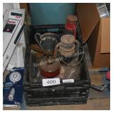 ctn of old oil lanterns