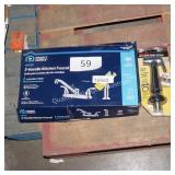 2 handle kitchen faucet w sink spray