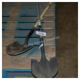 2 shovels (damaged)
