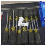 12pc klien tools asst nut drivers (display)