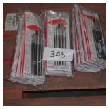3pks of asst size paint brushes