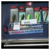 6pc rapala fishing lures (display)