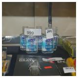 5 purell hand sanitizers (display)