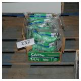 4-100ft 24/4 cat5e cable