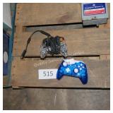 2 gaming controllers