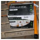 vent fan w led light