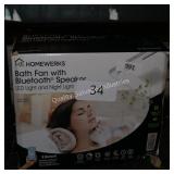 homewerks bath fan w/bt speaker