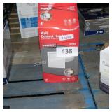 dryer wall exhaust hood