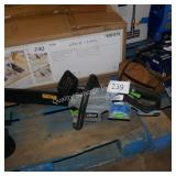 ego chainsaw (chg in office) NO BATT
