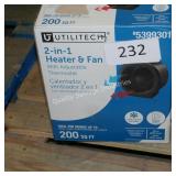 2n1 heater & fan