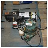 sump pump & well jet pump