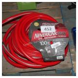 100ft red water hose