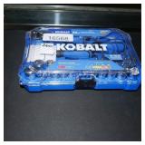kobalt 50pc mechanics tool set (display)