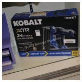 kobalt 24v 18ga brad nailer TOOL ONLY (display)