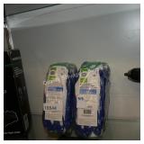 2/10pk white coated gloves sz lg (display)
