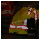 safety vest & winter gloves