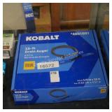 kobalt 15ï¿½ drain auger (display)
