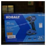 kobalt 1/4ï¿½ impact w/ batt & chg (display)