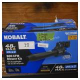 kobalt blower (2 batt & 1 chg in office)