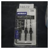 3pc kobalt counter sink set (display)