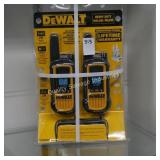 dewalt hd walkie talkies (display)