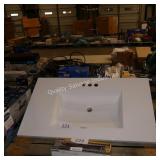37in vanity top w/CHIP