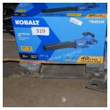 kobalt blower (chg only in office)