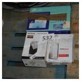 3 routers/modems NOT TESTED AS IS