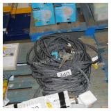 water hose and sprayers