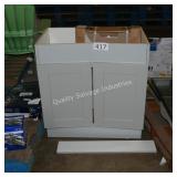 30ï¿½ vanity (damaged)