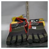 4pr sz lg work gloves (display)