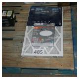 3pk air filters and down light