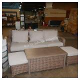 4pc outdoor furniture w cushions
