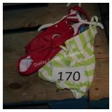 2 asst size kids swim suits